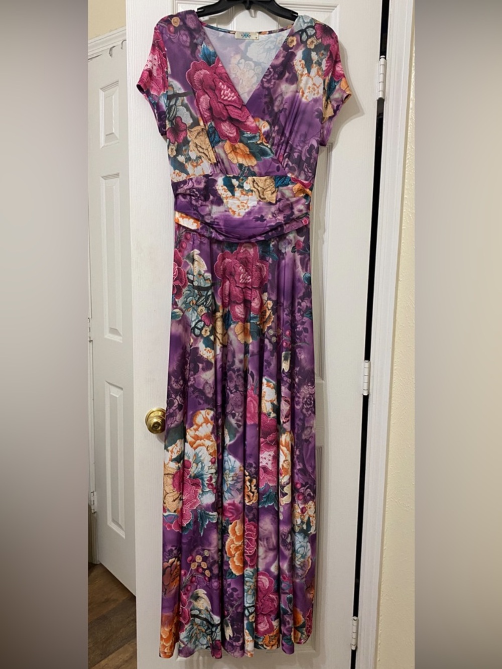 Floral Floor Length Maxi Dress